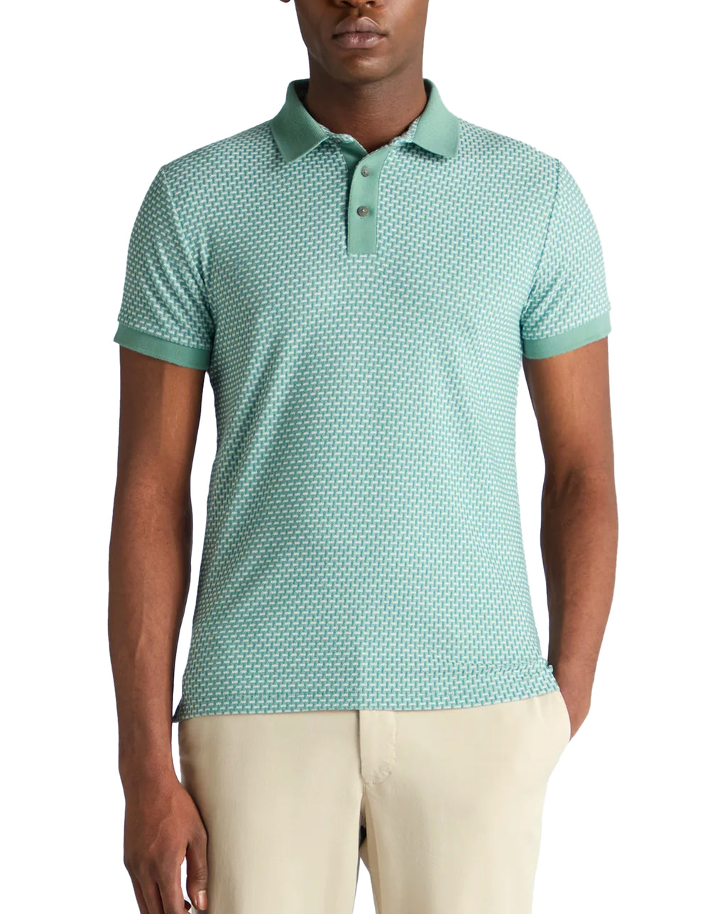 Remus Uomo Short Sleeve Polo Shirt GREEN