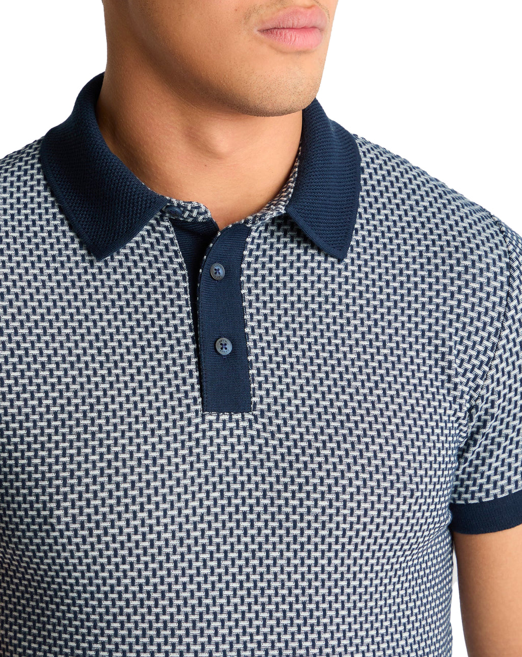 Remus Uomo Short Sleeve Polo Shirt Navy