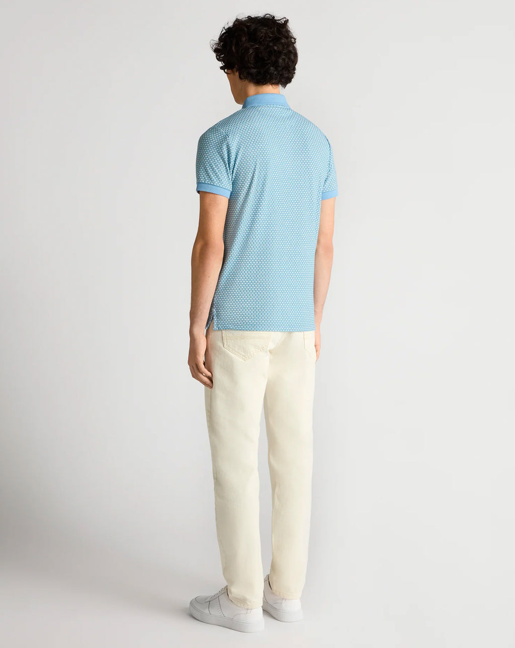 Remus Uomo Short Sleeve polo shirt PALE BLUE