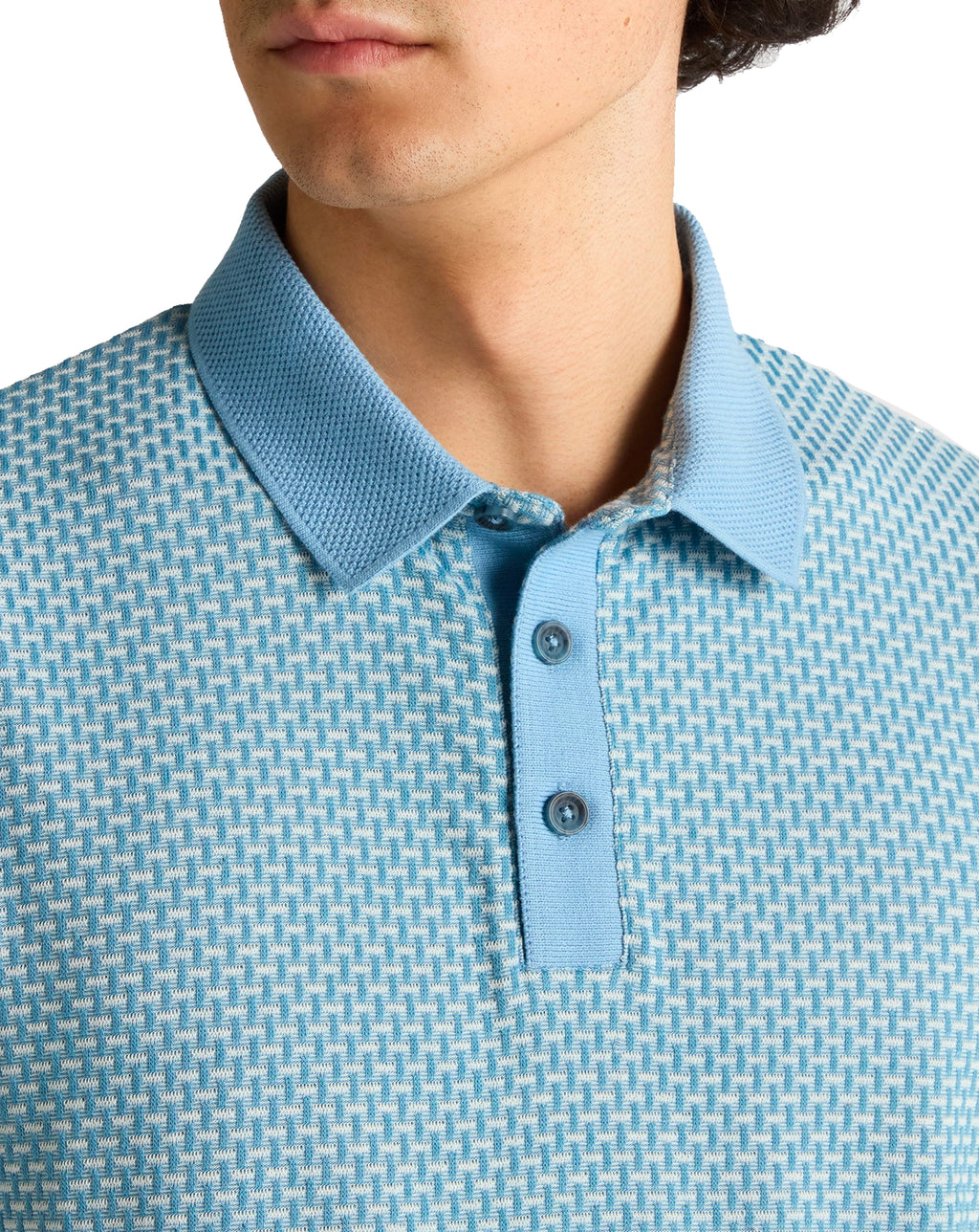 Remus Uomo Short Sleeve polo shirt PALE BLUE