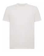 Remus Uomo Slub Cotton T Shirt White