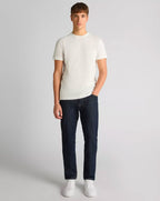 Remus Uomo Slub Cotton T Shirt White