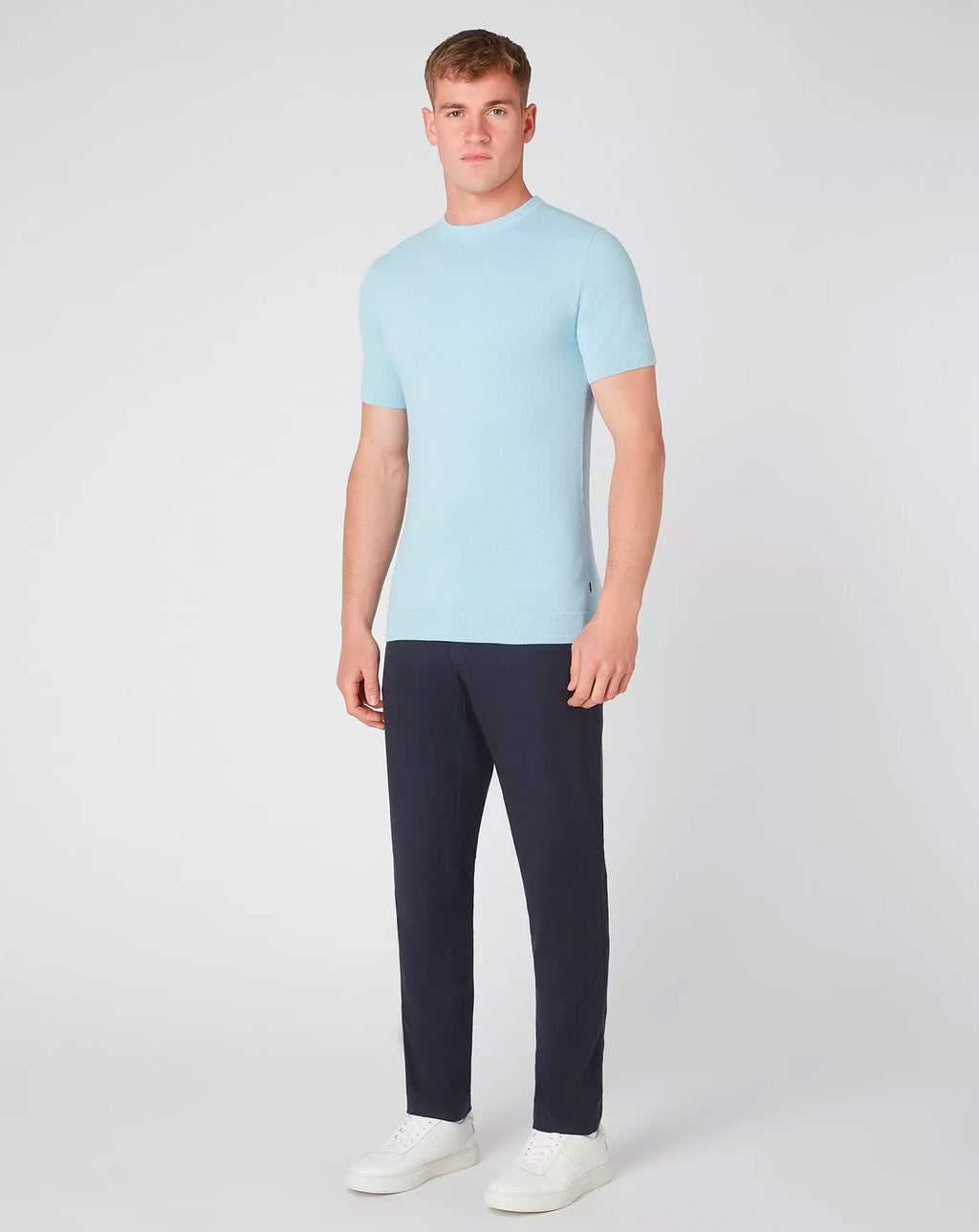 Remus Uomo Short Sleeve T-Shirt Light Blue