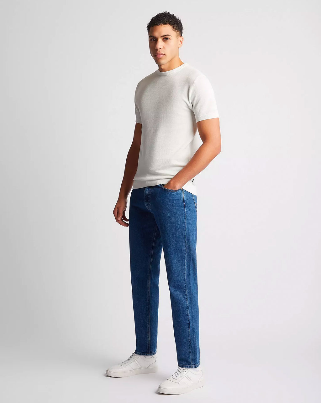 Remus Uomo Short Sleeve T-Shirt Ecru