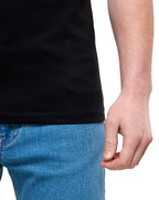 Remus Uomo Tapered Fit Cotton-Stretch T-Shirt Black