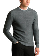 Remus Uomo Two-Tone Knit Sweater Grey