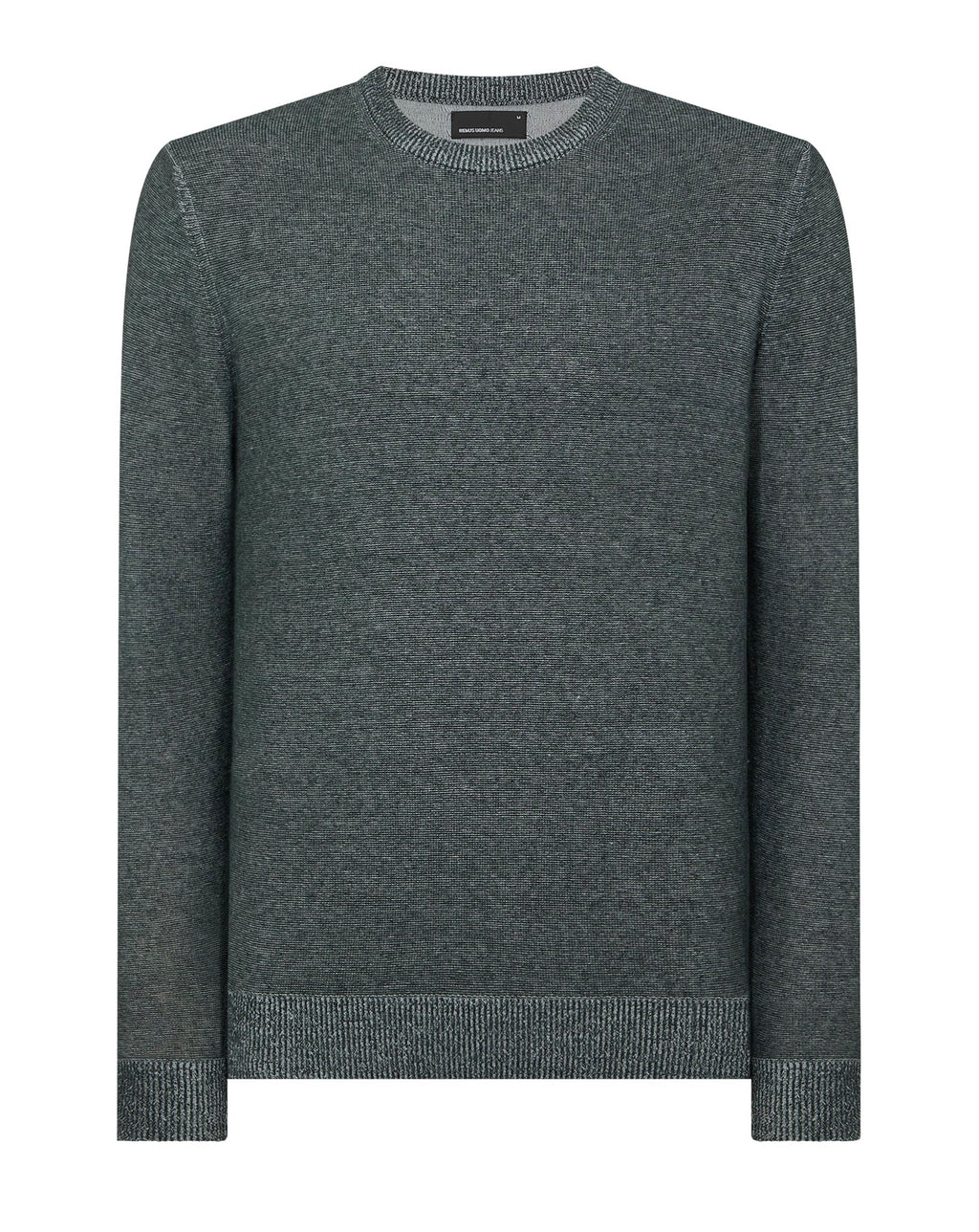 Remus Uomo Two-Tone Knit Sweater Grey