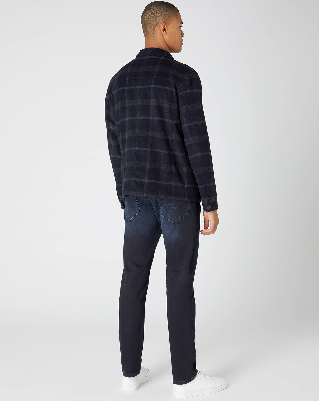 Remus Uomo Wool Blend Jacket Navy