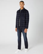 Remus Uomo Wool Blend Jacket Navy