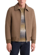 Remus Uomo Wool Rich Bomber Jacket STONE