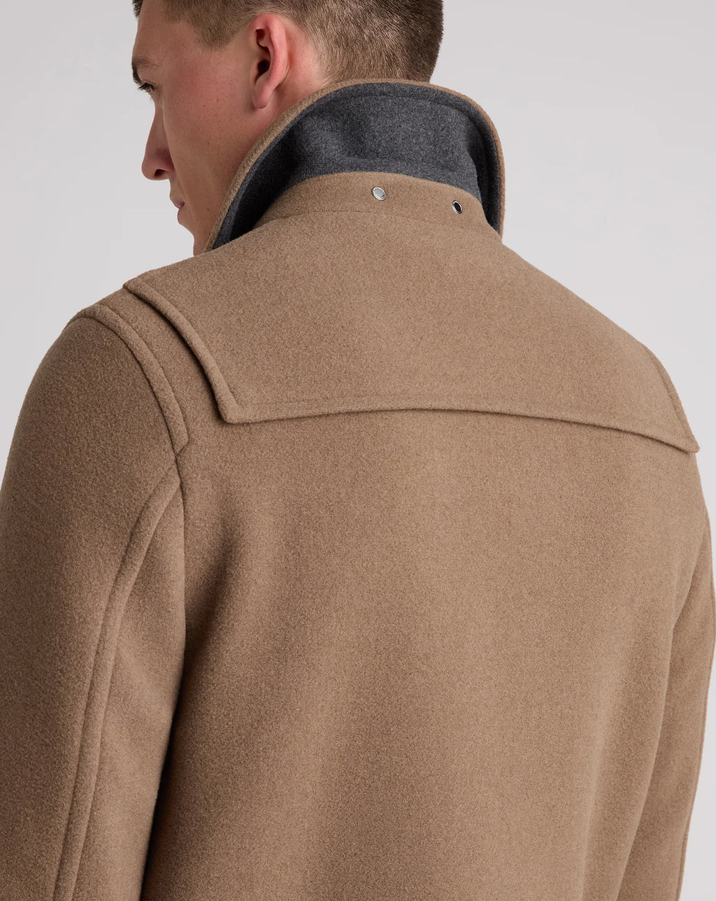 Remus Uomo Wool Rich Bomber Jacket STONE
