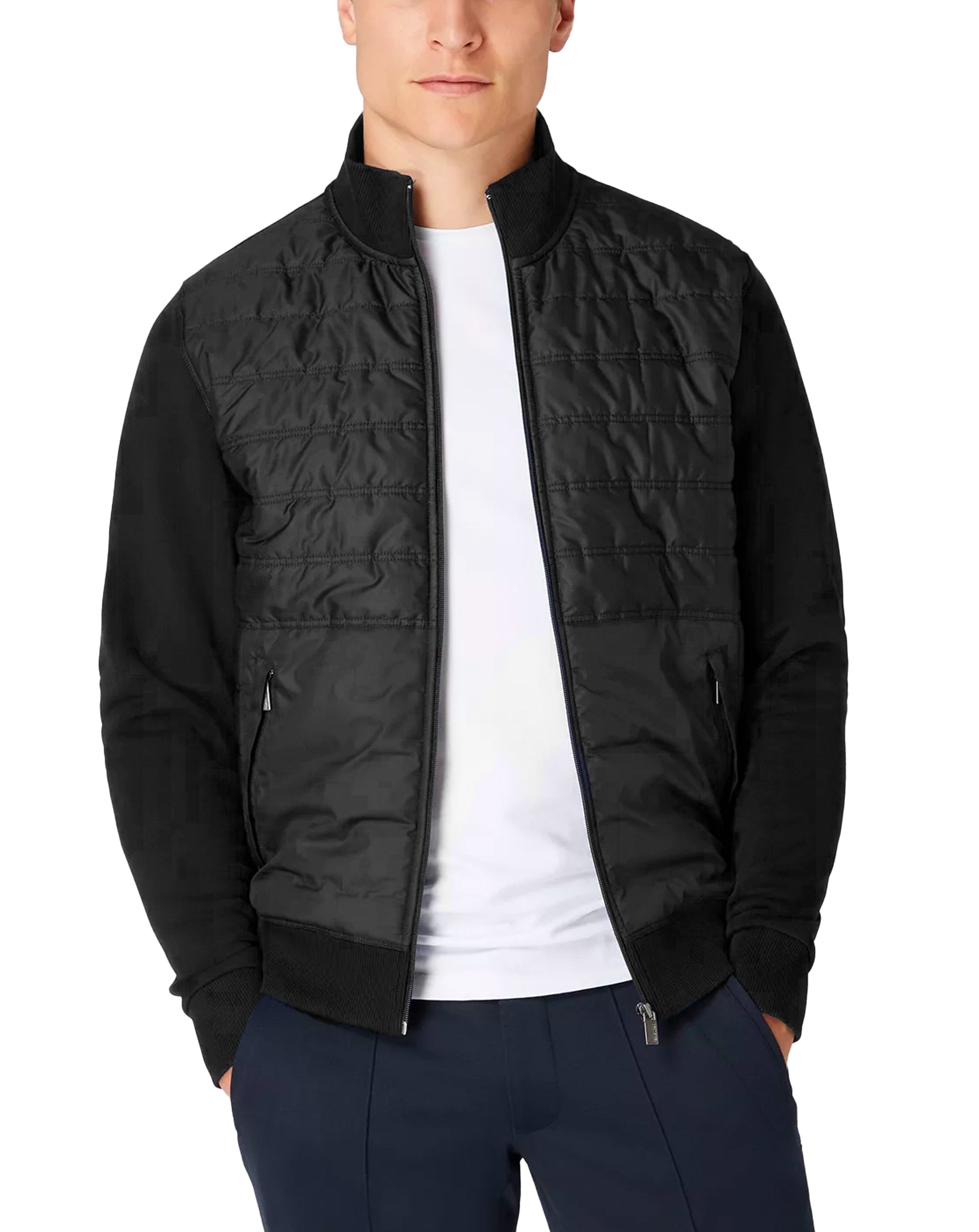 Remus Uomo Remus Uomo ls hybrid jacket top BLACK