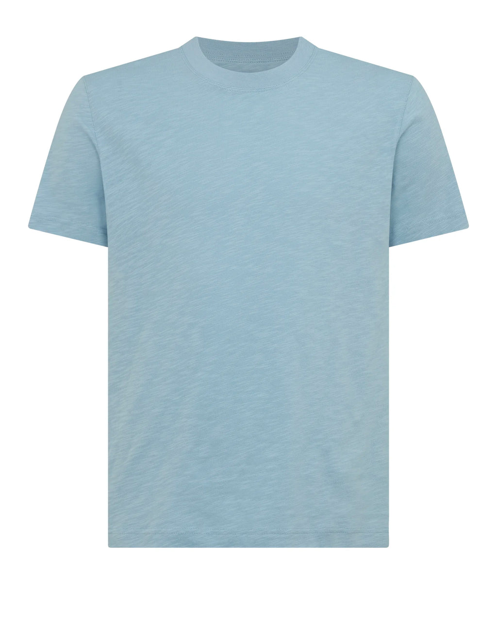 Remus Uomo slub cotton T-Shirt BLUE