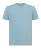 Remus Uomo slub cotton T-Shirt BLUE