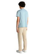Remus Uomo slub cotton T-Shirt BLUE