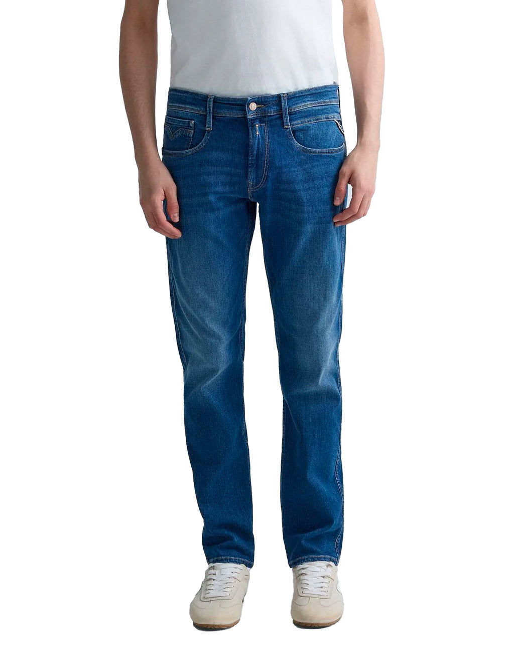 Replay 573 eco Plus Anbass Slim Jean 007 Blue