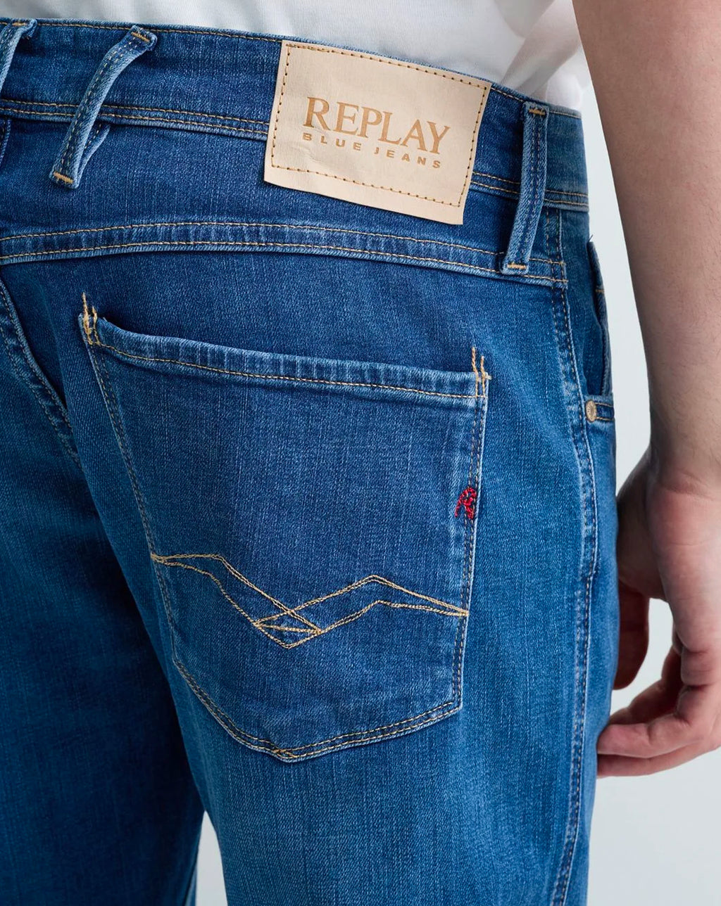 Replay 573 eco Plus Anbass Slim Jean 007 Blue