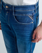 Replay 573 eco Plus Anbass Slim Jean 007 Blue