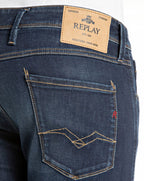 Replay Anbass Slim Fit Jean Power Stretch 10oz Denim Jean BLUE