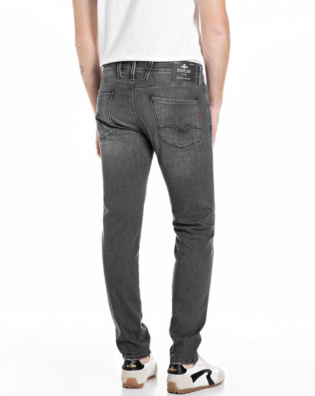 Replay Anbass Slim Jean Dark Grey