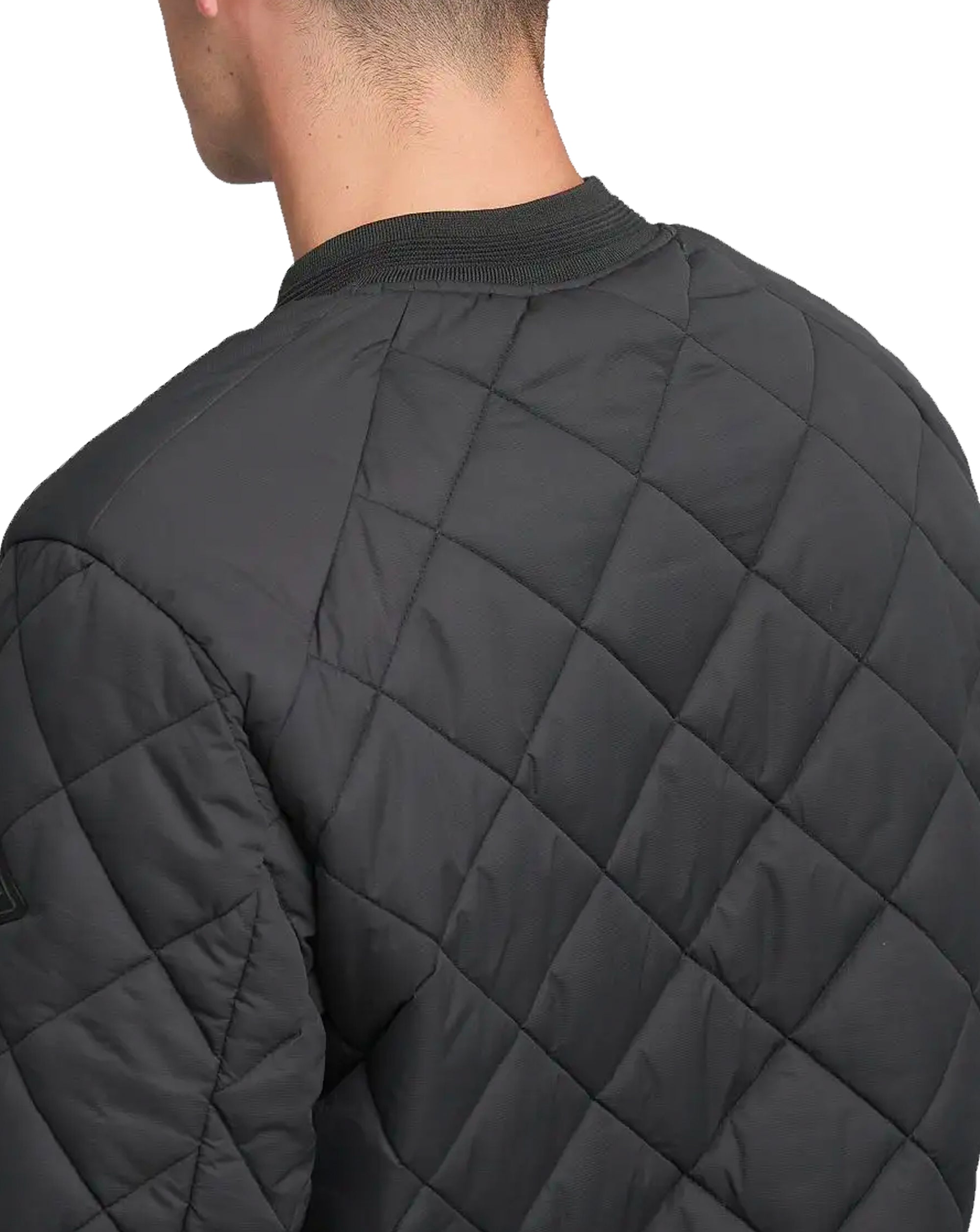 Replay Biker Jacket Light Quilted Black
