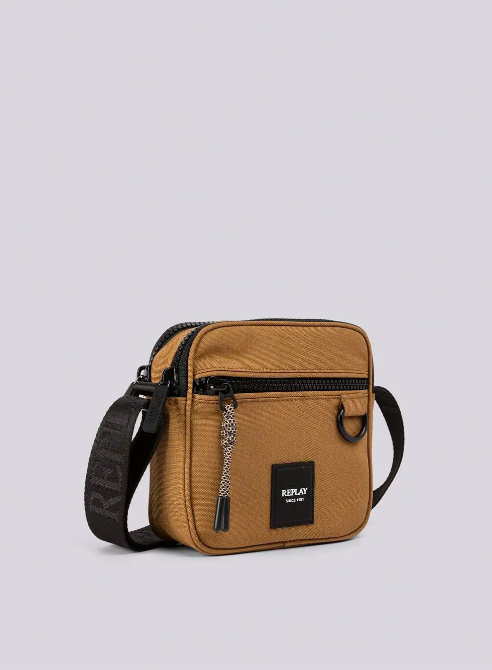 Replay Casual Cross Body Bag Tan