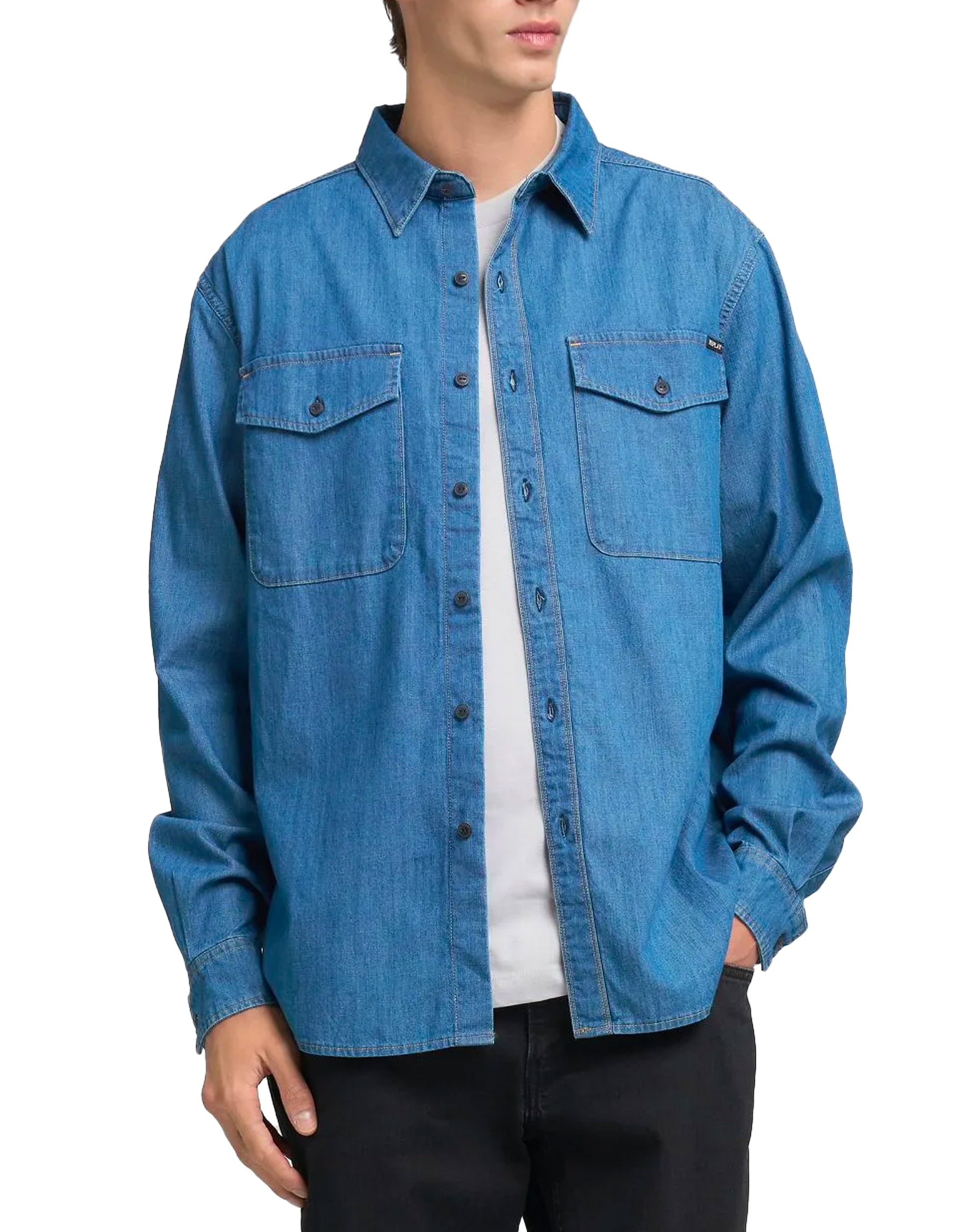 Replay Denim Shirt BLUE