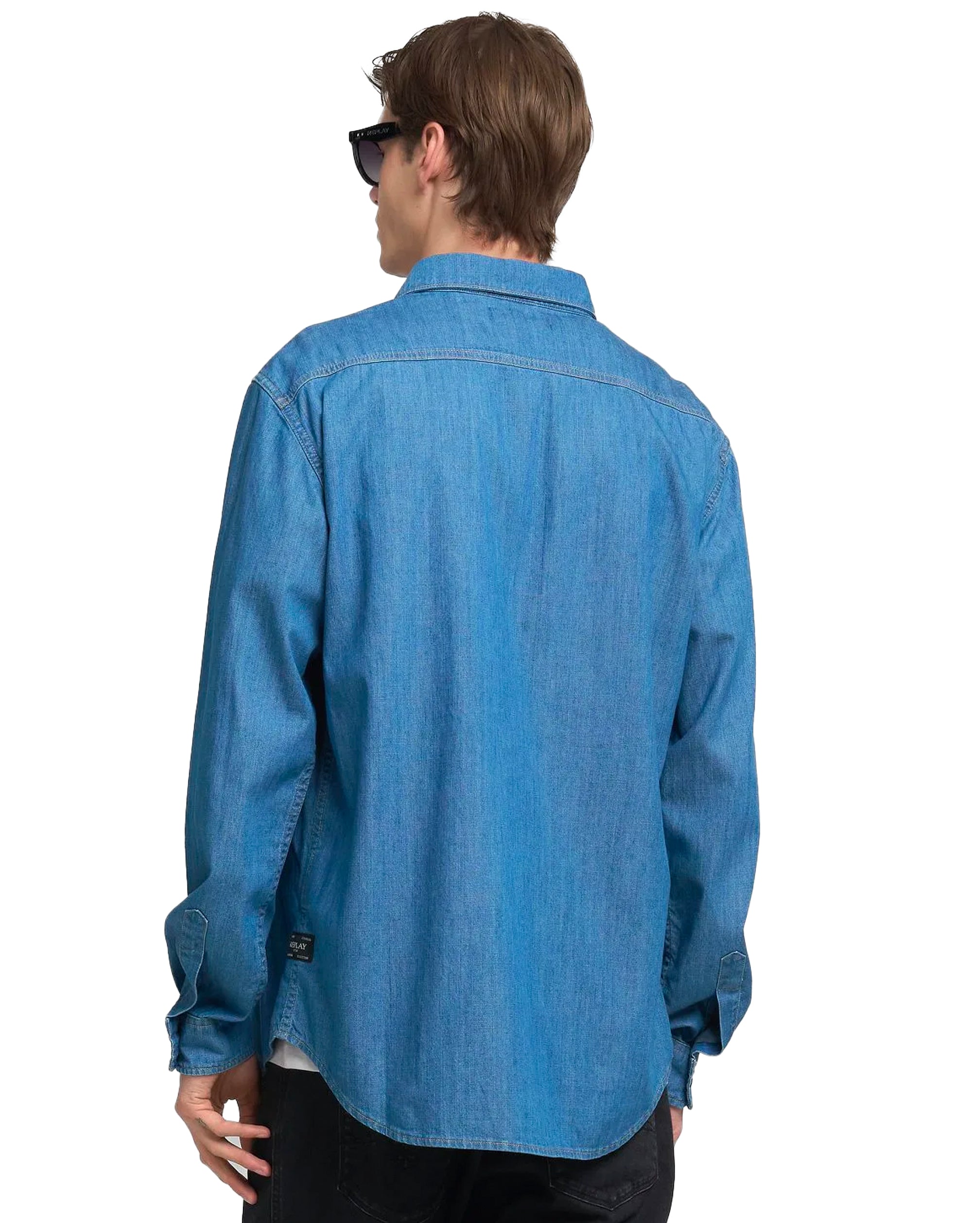 Replay Denim Shirt BLUE