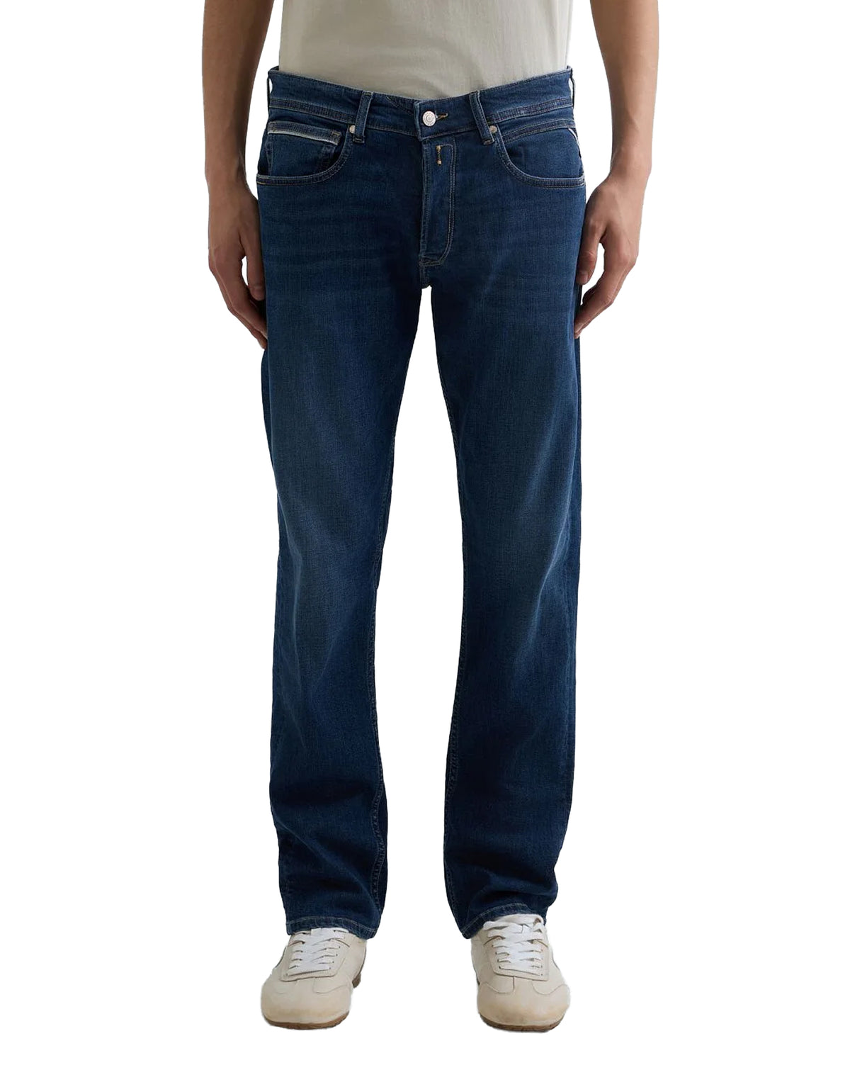 Replay Glover DNA 573 Straight Fit Jean DEEP BLUE