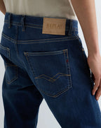 Replay Glover DNA 573 Straight Fit Jean DEEP BLUE