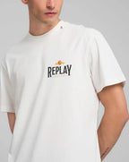 Replay Grand Hotel T Shirt White