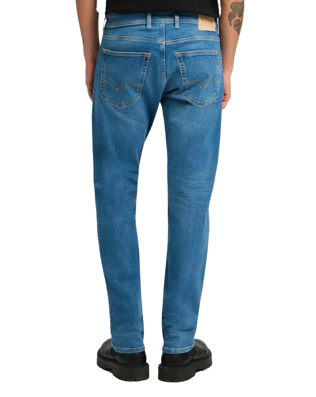 Replay Grover 573 Eco Plus Soft Straight Fit Jeans Blue 009