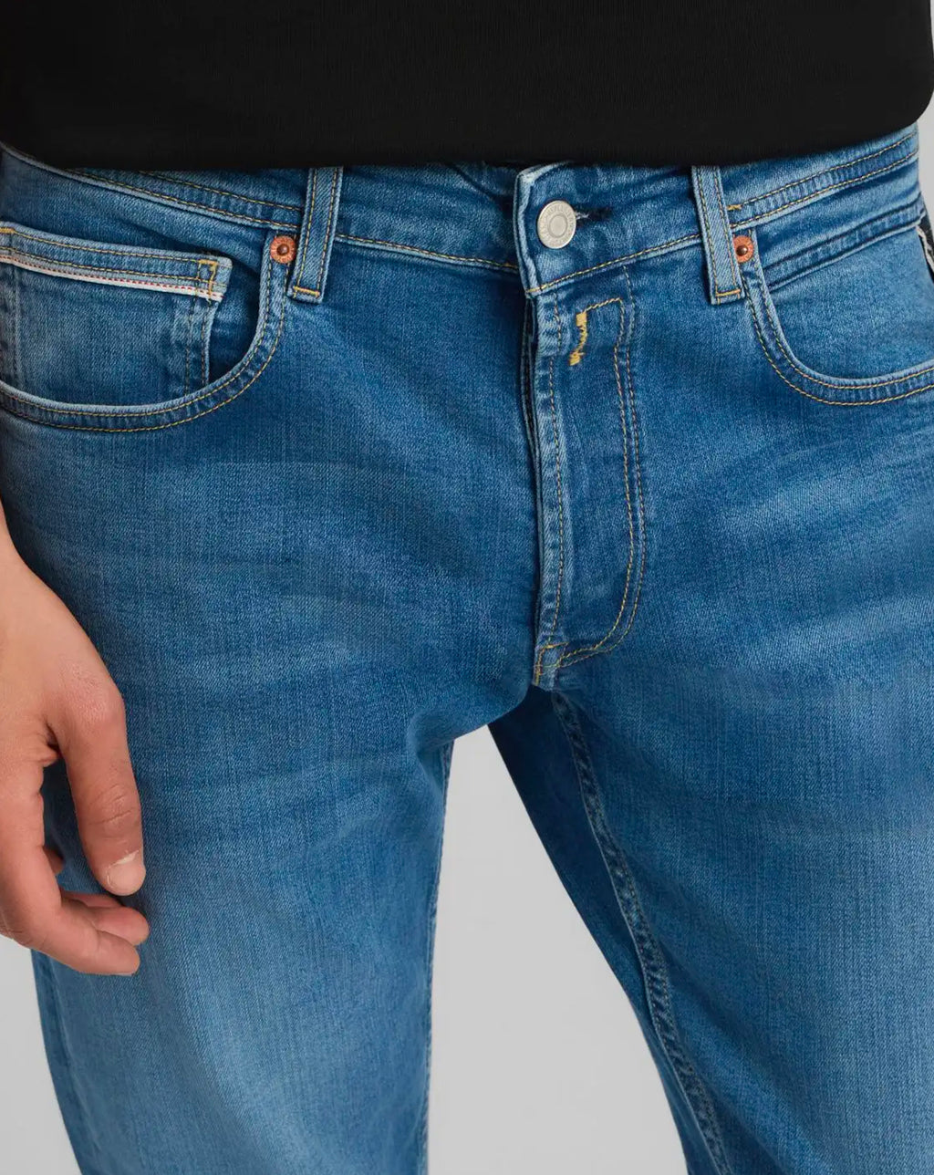 Replay Grover 573 Eco Plus Soft Straight Fit Jeans Blue 009