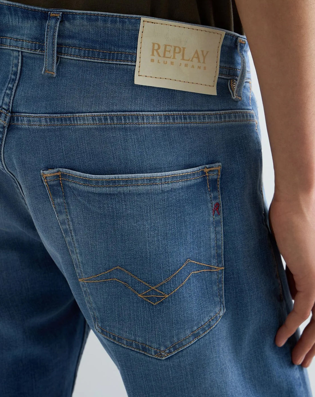 Replay Grover DNA 573 Straight Fit Jean BLUE
