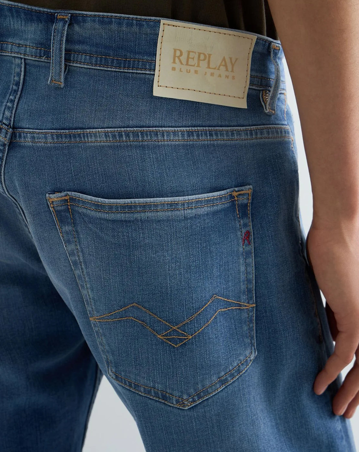 Replay Grover DNA 573 Straight Fit Jean BLUE