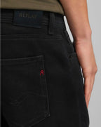 Replay Grover Soft Touch, Straight Fit Jeans BLACK