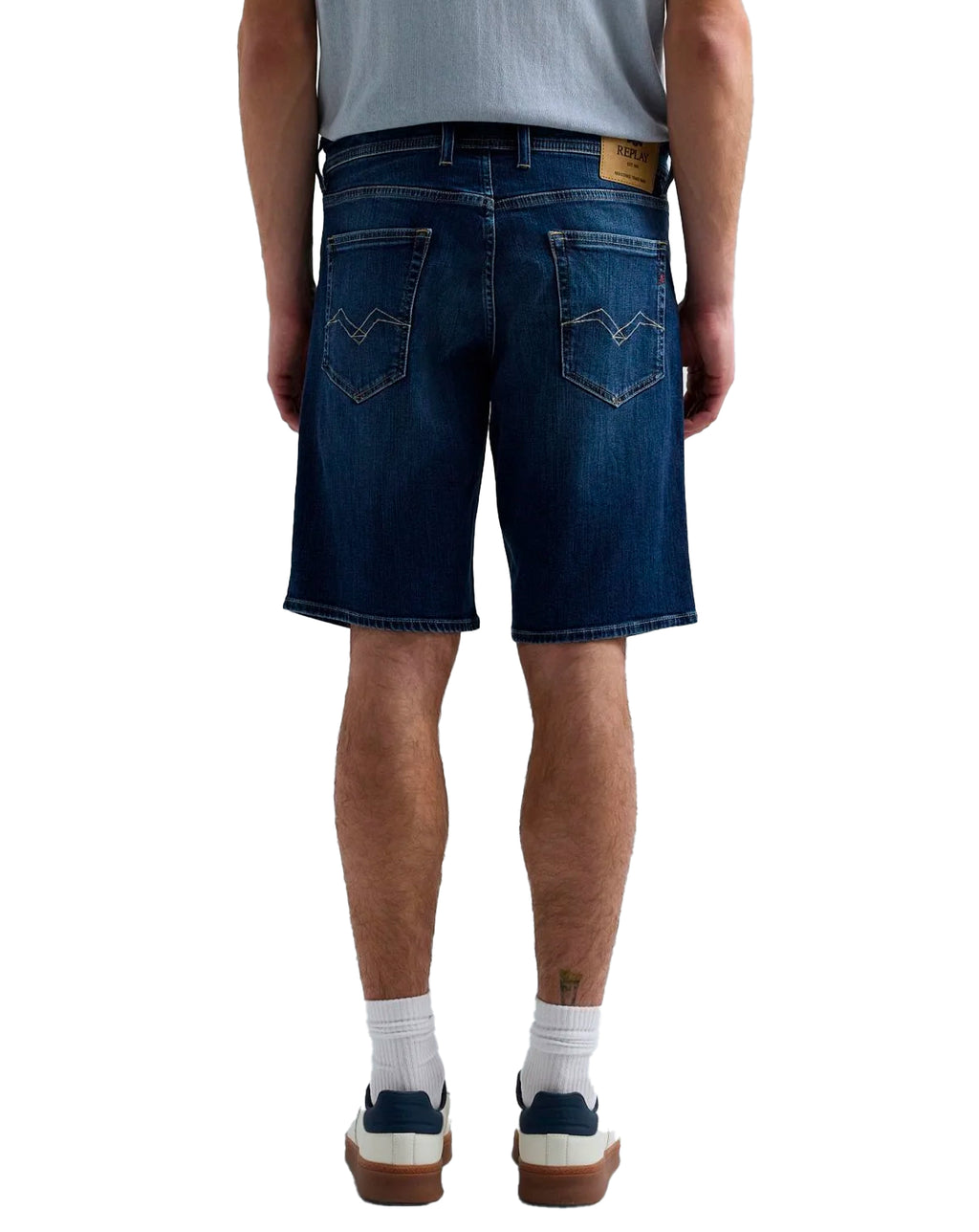 Replay Grover Straight Fit Stretch Denim Shorts M1072.685.192.009