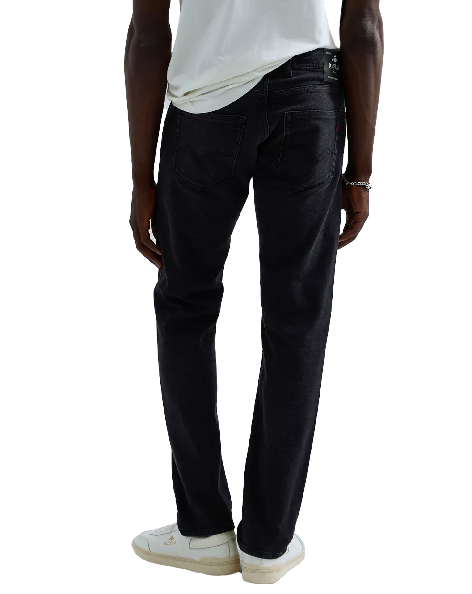 Replay Grover straight leg fit Jean washed black