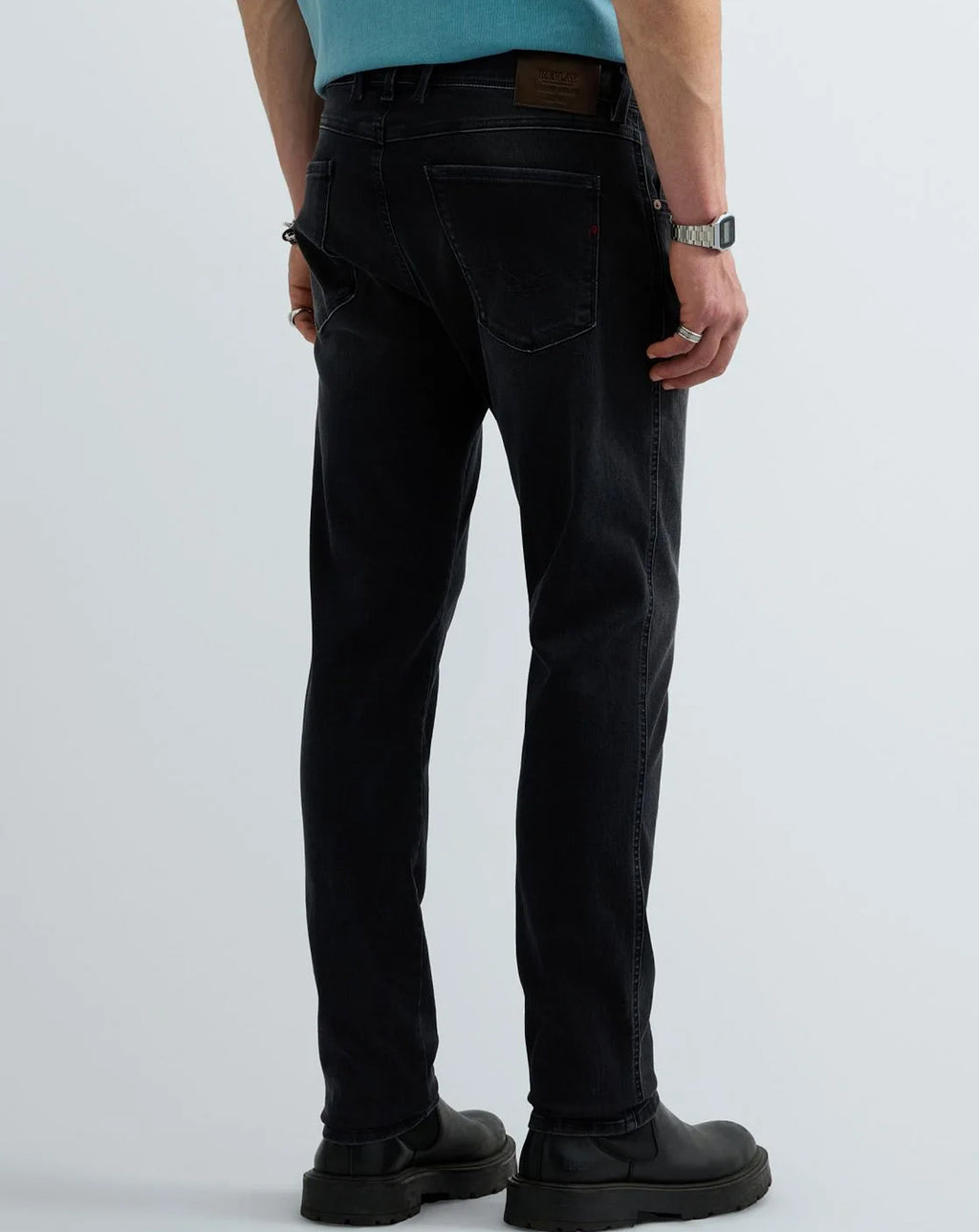 Replay Hyperflex Anbass Slim Fit Jean washed black C097