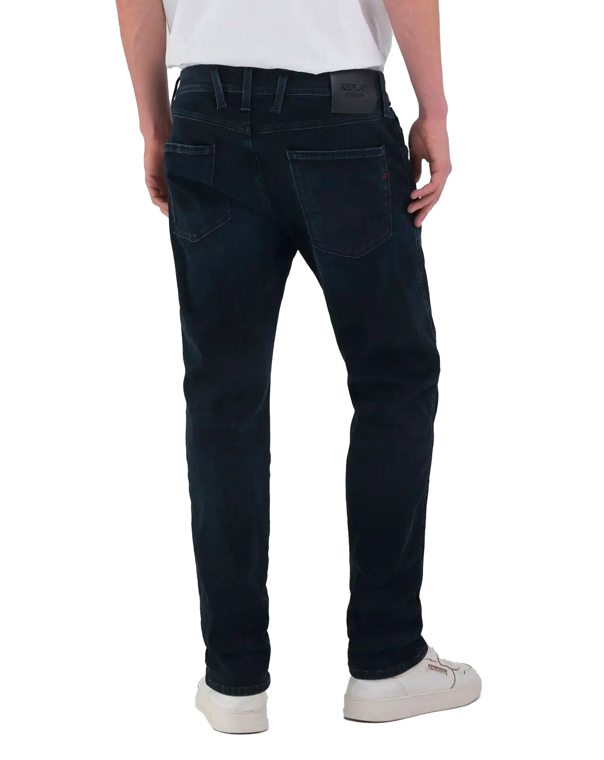 Replay Hyperflex Eco Plus sustainable denim Anbass Slim Fit jeans Dark Blue 007