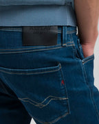 Replay Hyperflex Deep Blue Stretch Anbass Slim Fit Jeans Dark Blue 007