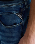 Replay Hyperflex original Anbass Slim Jean 009 Blue