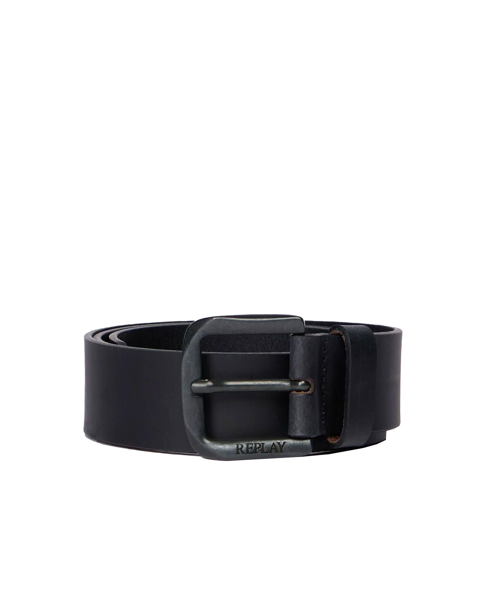 Replay Leather Belt BLACK