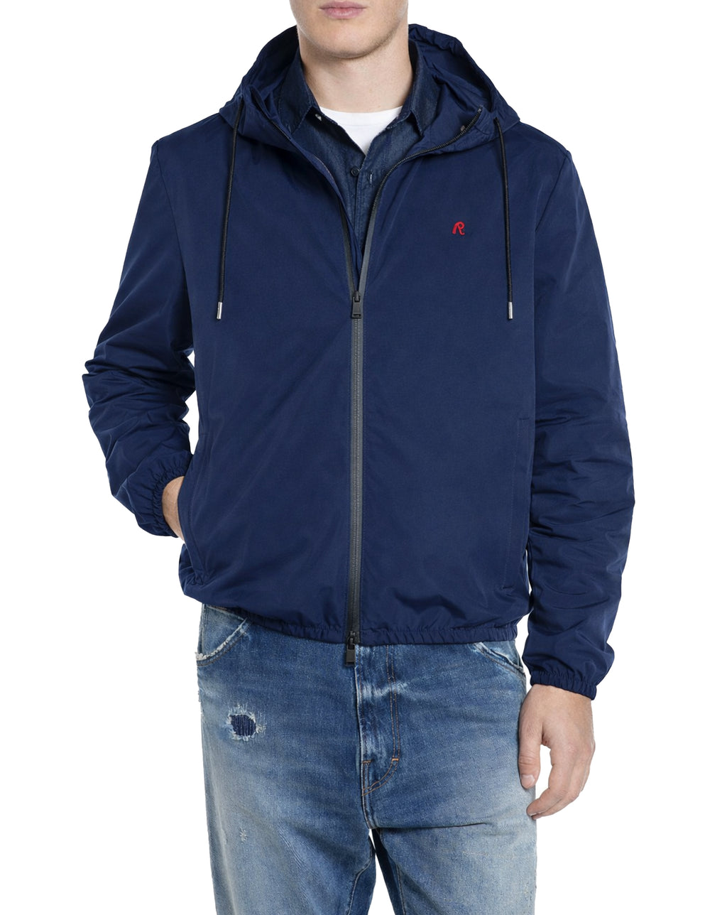 Replay Lightweight jacket NAVY