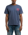 Replay Mens Organic T Shirt Blue