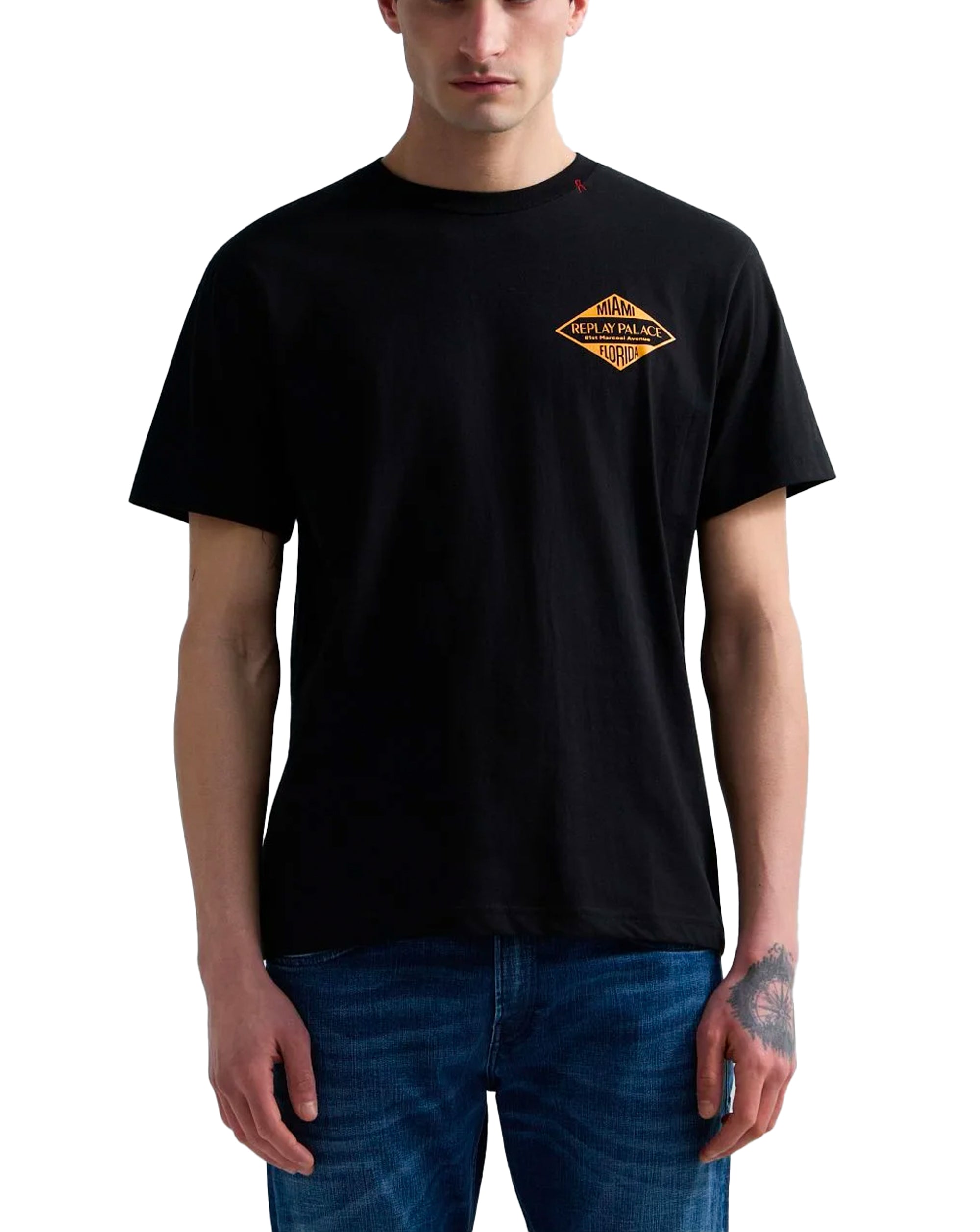 Replay Miami T-Shirt Black