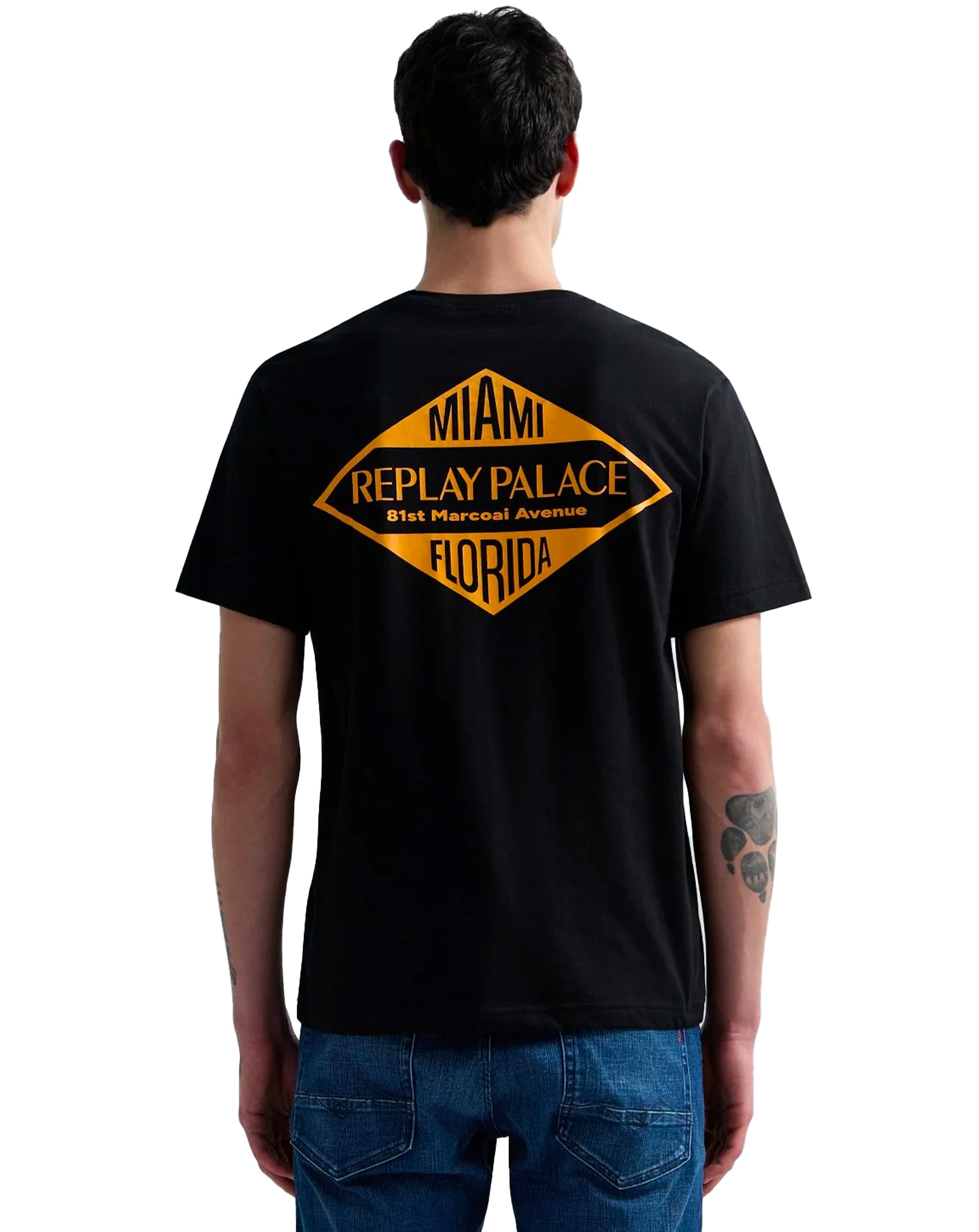 Replay Miami T-Shirt Black