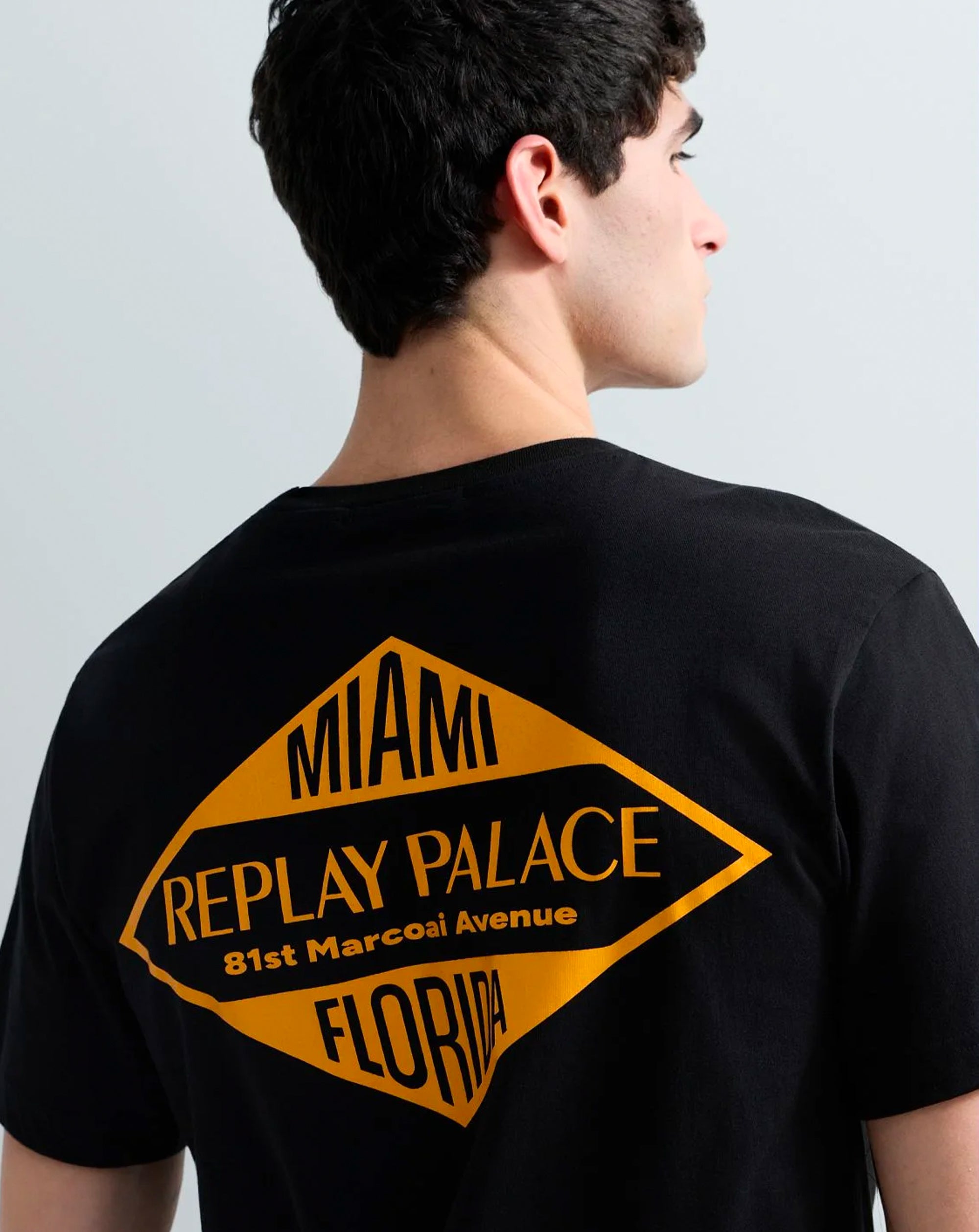 Replay Miami T-Shirt Black
