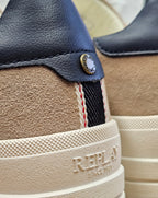 Replay Premium Leather Trainers OFF WHITE