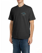 Replay Relaxed Fit T-Shirt Industrial Print Black